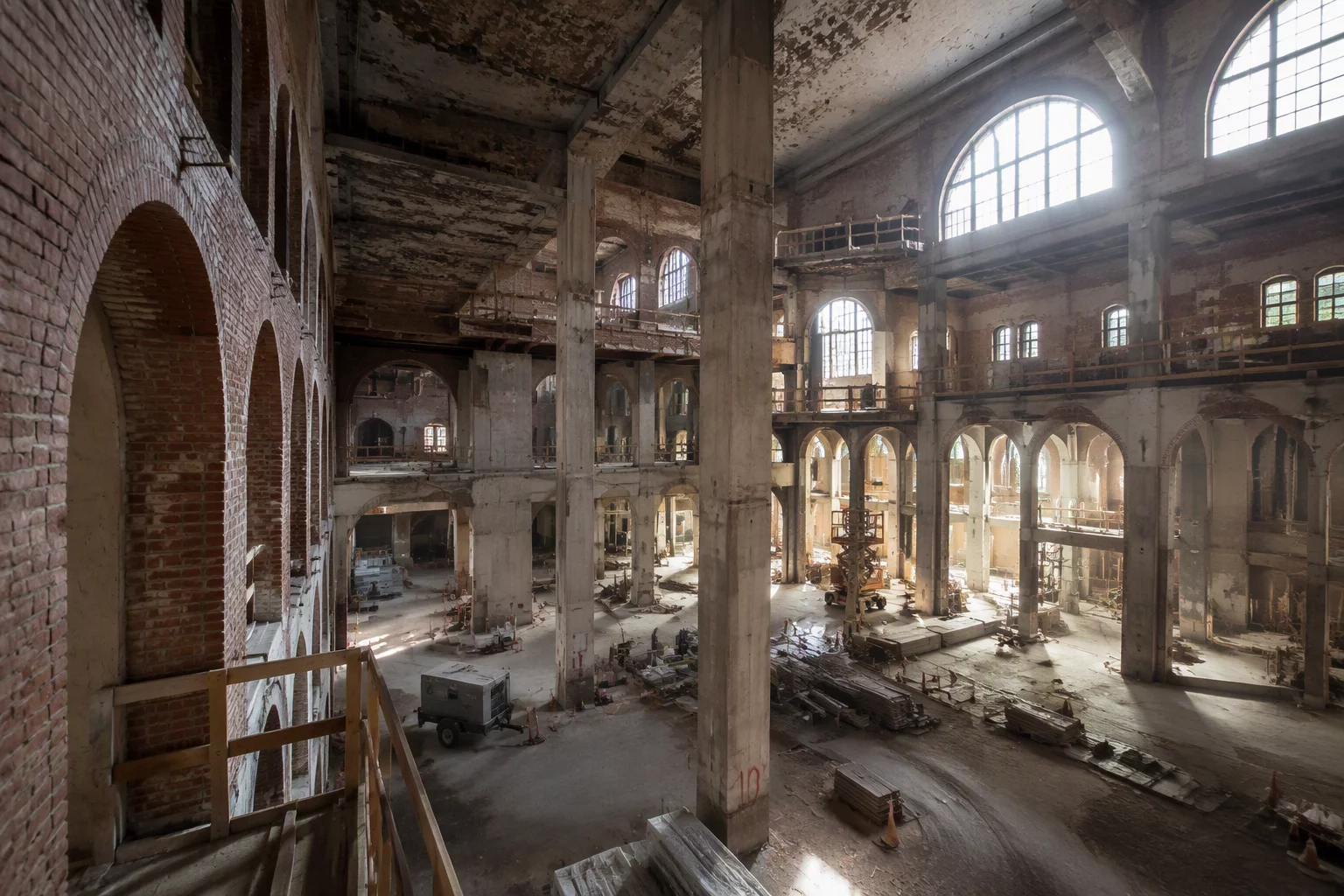 Architectural renovation project phases and structural tracking